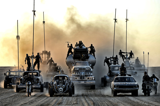 A scene from Warner Bros. Pictures' and Village Roadshow Pictures' action adventure "MAD MAX: FURY ROAD," a Warner Bros. Pictures release.