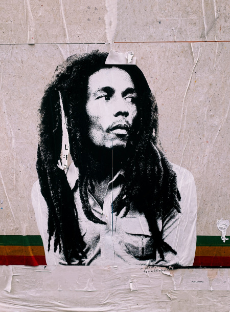 Bob Marley painting