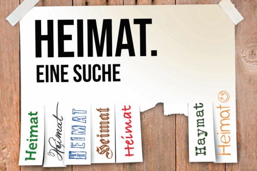 Flyer der Ausstellung "Heimat. Eine Suche" im Haus der Geschichte in Bonn