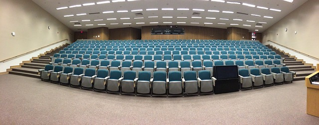 So leer ist ein Hörsaal wohl nur in den Semesterferien