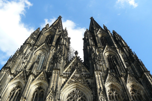 Kölner Dom Luftaufnahme