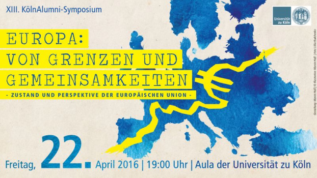 Am 22. April findet das KölnAlumni Symposium statt. Das Thema - die EU - geht uns alle an.