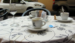 Caffé und Grappa in Italien