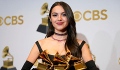 Olivia Rodrigo bei der Grammy-Verleihung 2022 in Las Vegas