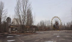 Der Rummelplatz in der verlassenen Stadt Prypjat. Die Stadt wurde nach dem GAU im Atomkraftwerk Tschernobyl zur Geisterstadt