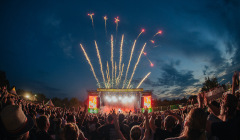 Feuerwerk beim Green Juice Festival 2022