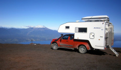 Karsten Deicke am Vulkan Osorno Chile