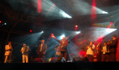 Taraf de Haïdouks bei einem Konzert in Galizien 2008